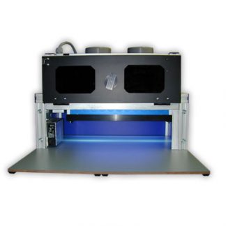 Emisor de luz ultravioleta rectangular con cámara de irradiación acoplada