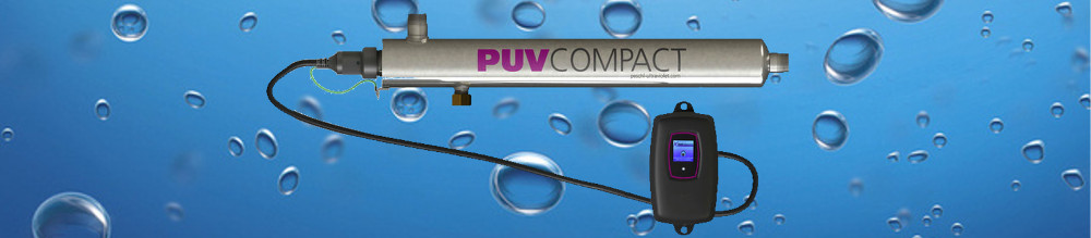Reactor ultravioleta de bajo caudal para agua.