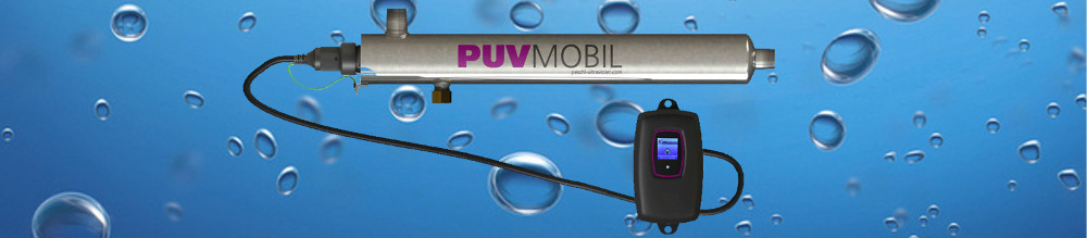 Reactor ultravioleta de bajo caudal para agua.