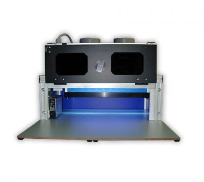 Emisor de luz ultravioleta rectangular con cámara de irradiación acoplada