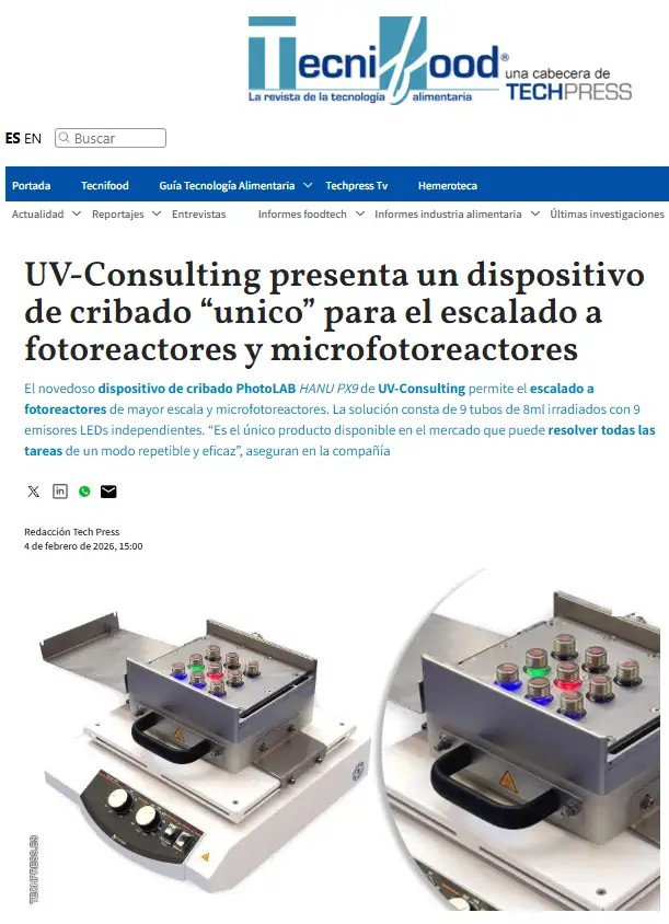 UV-Consulting presenta dispositivo