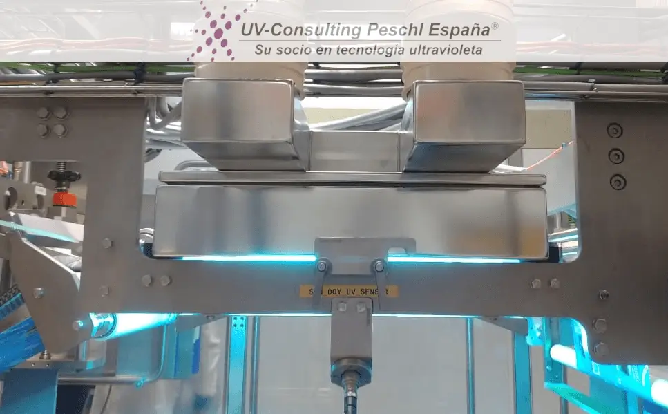 Desinfección superficies film con tecnología UV. Modulo PREMIUM