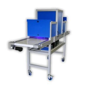 Curado ultravioleta para cintas CC