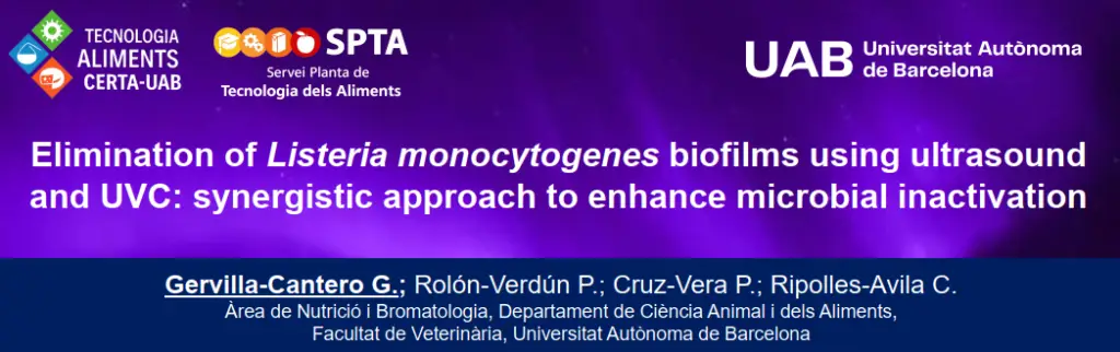 poster eliminacion-biofilms-listeria-uvc-ultrasonidos-uvcp